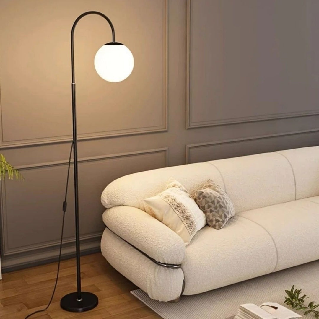 Modern Black Floor Lamp 3 Colour LED Standing Light Living Room Home Tall