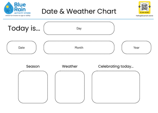 Datums- und Wettertafel – Interaktives Lern- und Routine-Board