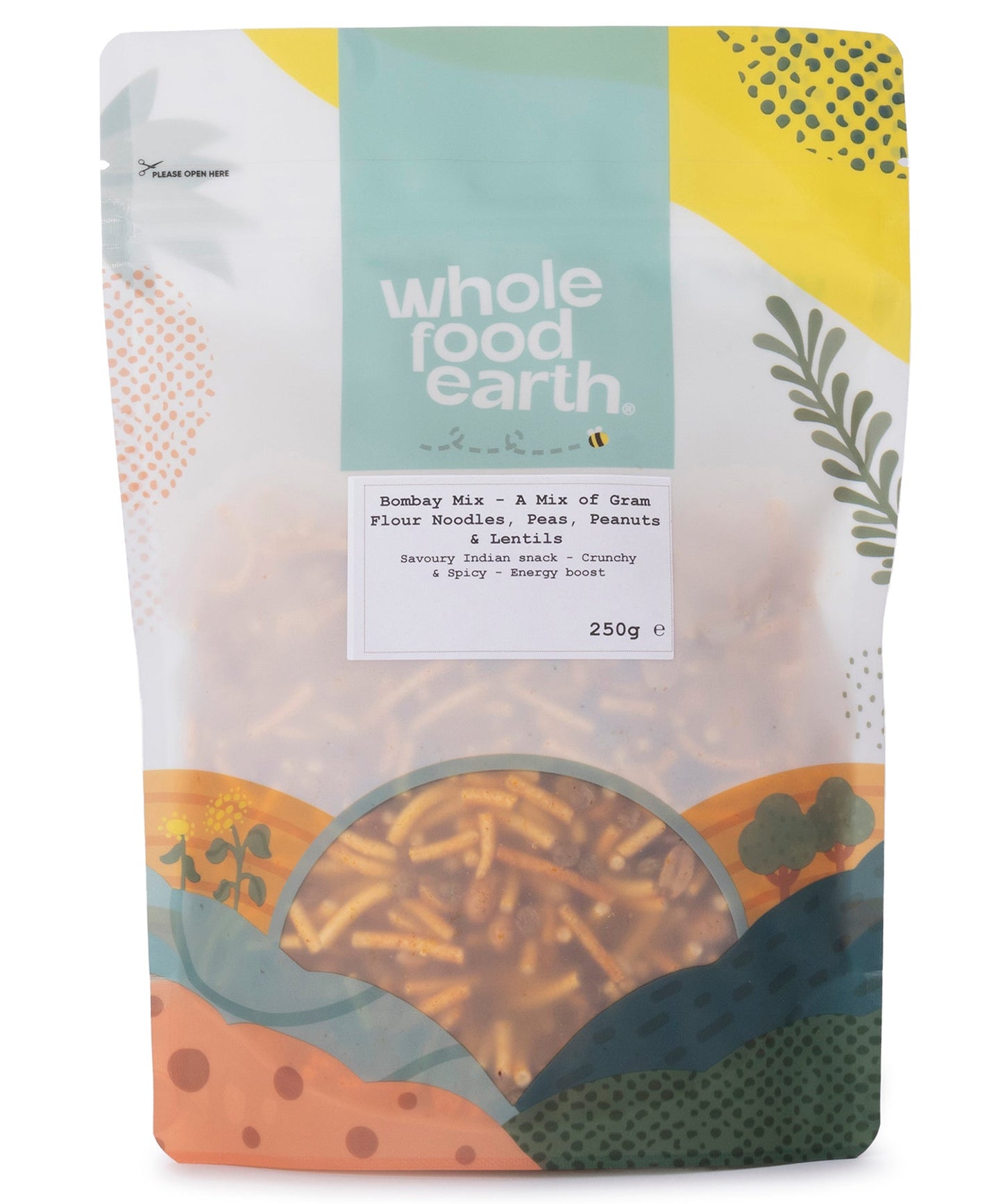 Bombay Mix - Spiced Indian Snack Mix with Peanuts, Peas & Lentils