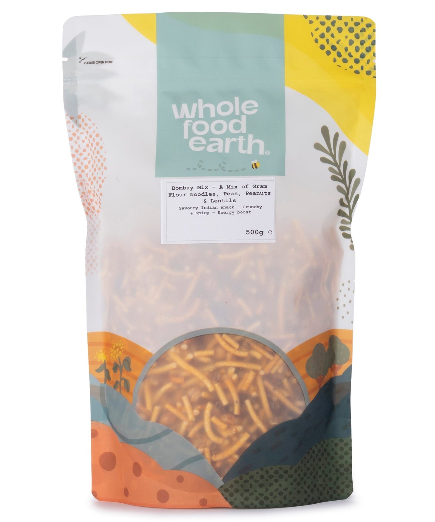 Bombay Mix - Spiced Indian Snack Mix with Peanuts, Peas & Lentils