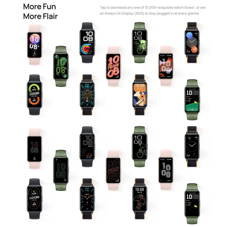 HUAWEI Band 8 Standard 1,47 Zoll AMOLED Smart Watch, Unterstützung von Herzfrequenz- / Blutdruck- / Blutsauerstoff- / Schlafüberwachung, HUAWEI Band 8 Standard