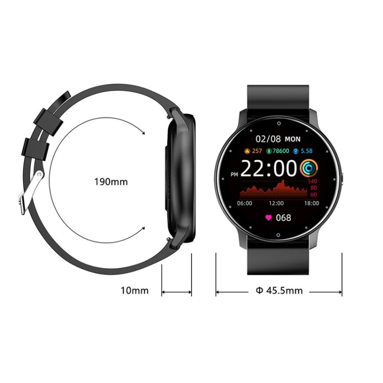 ZL02D 1,28 Zoll IP67 Wasserdichte Smartwatch mit Stahlarmband, Unterstützung der Herzfrequenzüberwachung, Stahlarmband (Schwarz), Stahlarmband (Pink), Stahlarmband (Gold), Stahlarmband (Blau)
