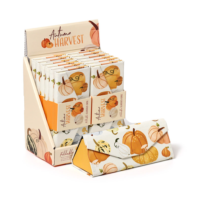 Autumn Harvest Foldable Glasses Case