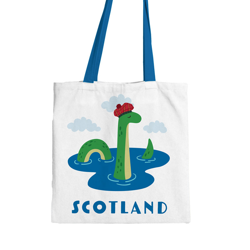 Scotland Souvenir Nessie Reusable Tote Bag