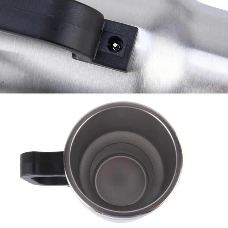 Edelstahl Elektrische Smart Tasse 12V Auto Wasserkocher Beheizte Tasse Auto Kaffeetasse mit Ladegerät Zigarettenanzünder Heizung Tasse Wasserkocher Vakuumisolierte Wassererhitzer Tasse, Smart Tasse