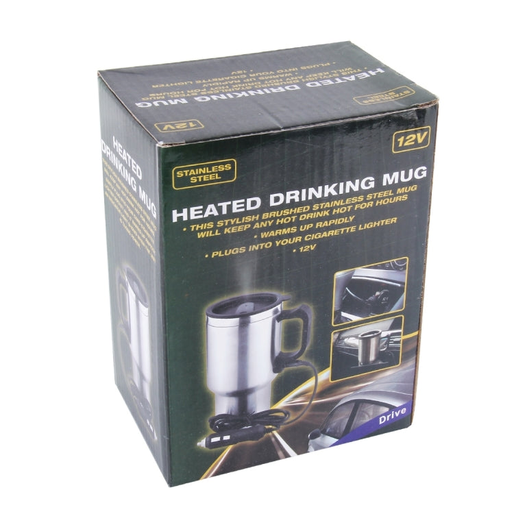 Edelstahl Elektrische Smart Tasse 12V Auto Wasserkocher Beheizte Tasse Auto Kaffeetasse mit Ladegerät Zigarettenanzünder Heizung Tasse Wasserkocher Vakuumisolierte Wassererhitzer Tasse, Smart Tasse