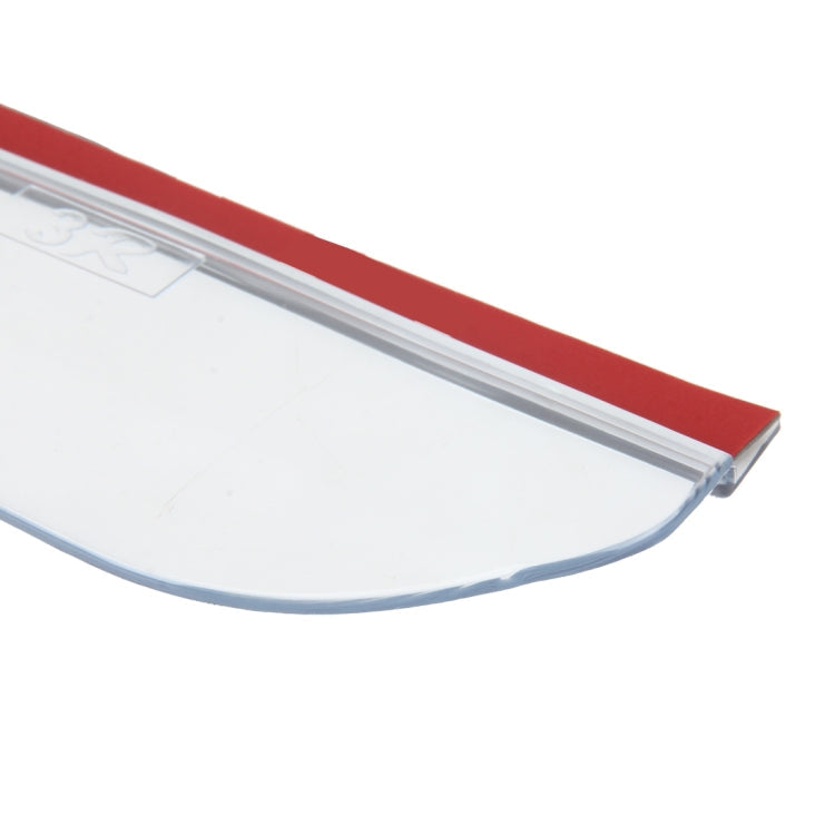 Car Rearview Mirror Rain Blades – Rainproof Eyebrow Cover (Pair, Translucent PVC)