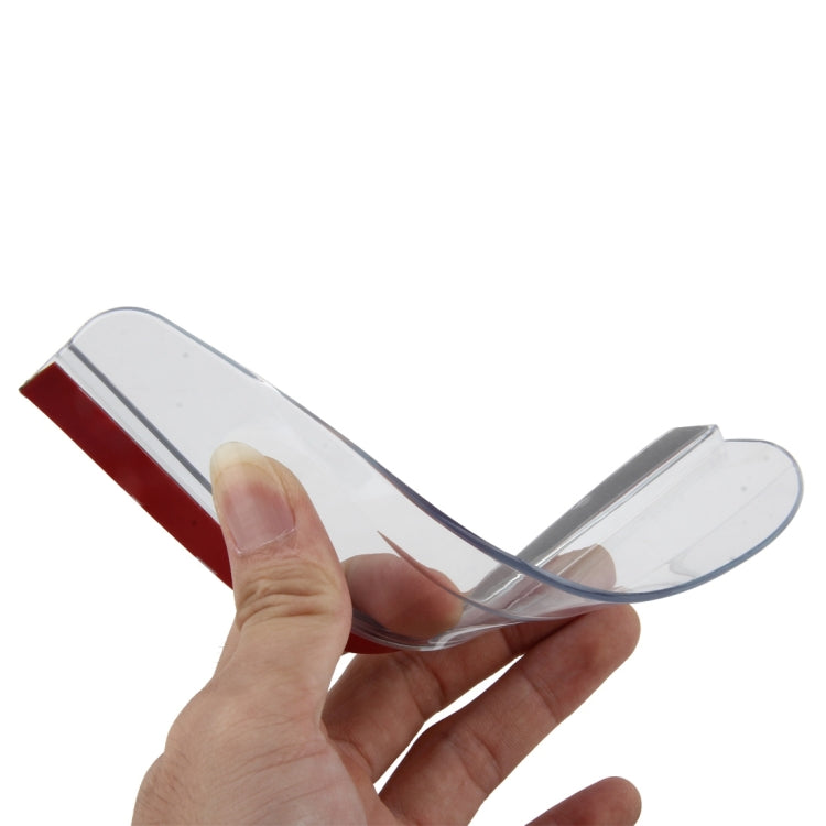 Car Rearview Mirror Rain Blades – Rainproof Eyebrow Cover (Pair, Translucent PVC)