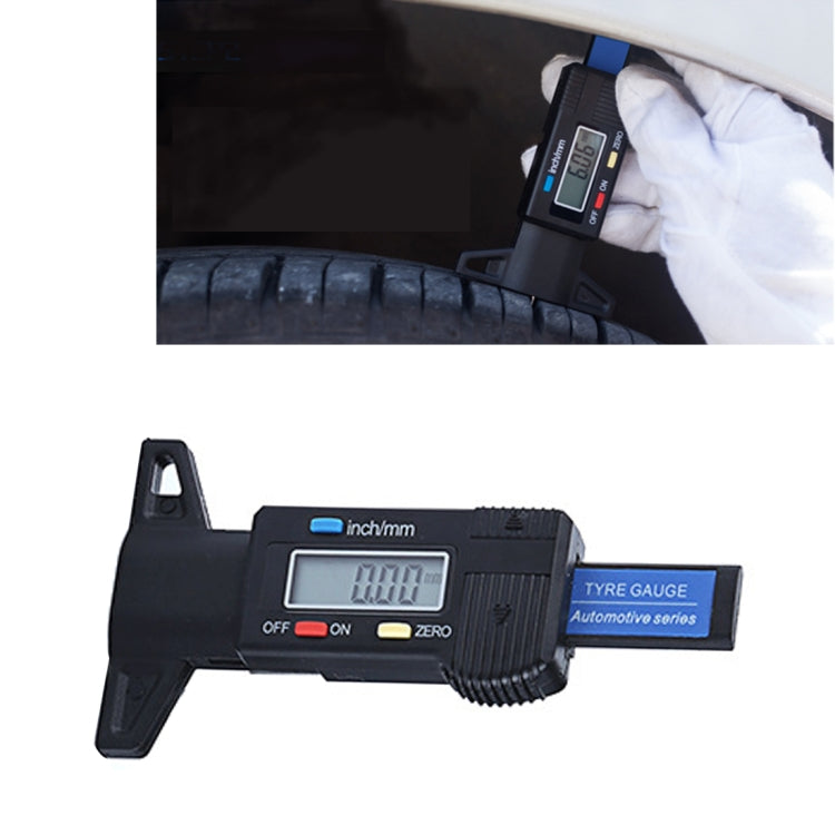 Digital Tyre Tread Depth Gauge 0-25mm – Electronic Vernier Caliper