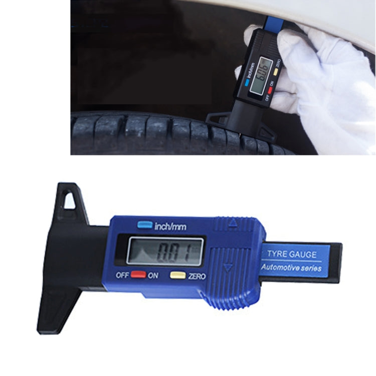 Digital Tyre Tread Depth Gauge 0-25mm – Electronic Vernier Caliper