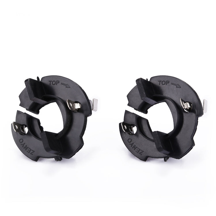 1 par de adaptadores de retenedor de base para bombillas de faros delanteros HID de xenón H7 para Volkswagen/Jetta/Golf 5/Kadi, TK-010