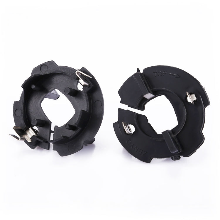 1 par de adaptadores de retenedor de base para bombillas de faros delanteros HID de xenón H7 para Volkswagen/Jetta/Golf 5/Kadi, TK-010