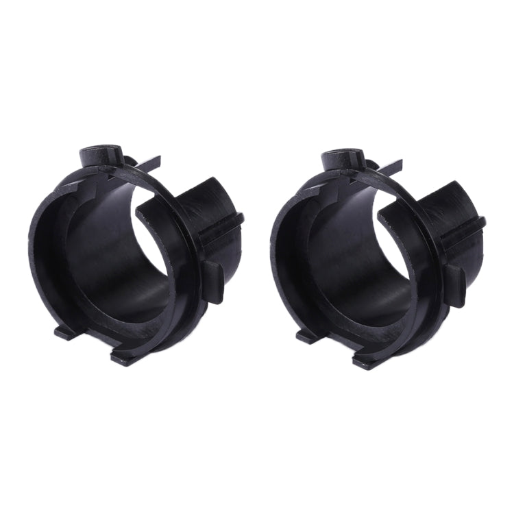 1 par de adaptadores de retenedores de bases de bombillas de faros HID de xenón H7 para Kia K3, TK-037