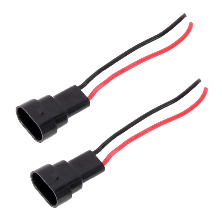 9005 9006 9012 Bulb Holder Base Socket Adapter with Wire – 1 Pair