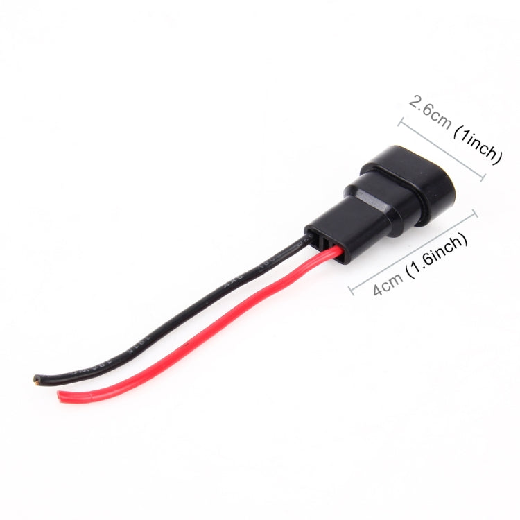 9005 9006 9012 Bulb Holder Base Socket Adapter with Wire – 1 Pair