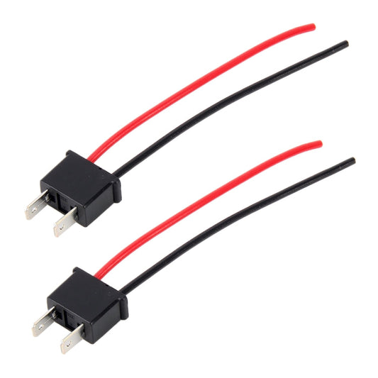 1 Paar H7-Glühbirnenhalterung, Sockel, Stecker mit Kabel, H7