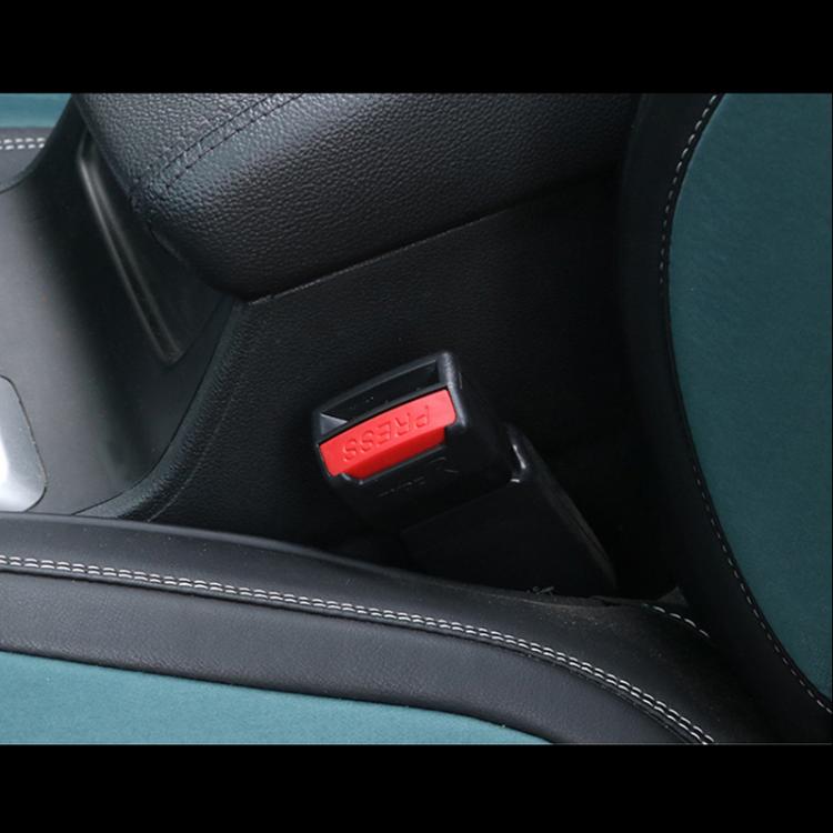 Universal Car Seat Belt Extension Buckle — Pack of 2 (Black)