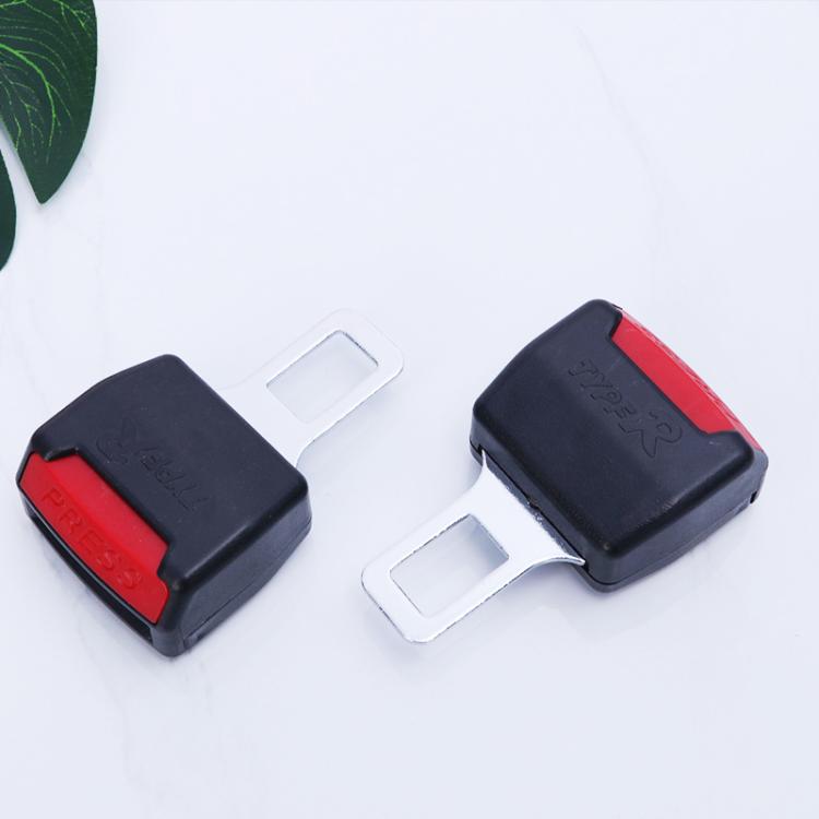 Universal Car Seat Belt Extension Buckle — Pack of 2 (Black)