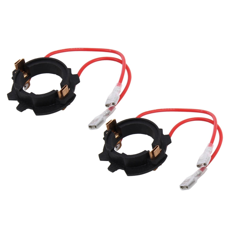 H7 LED Headlight Bulb Retainer Adapters for VW Golf 5 MK5 / GTI / Jetta – Pair
