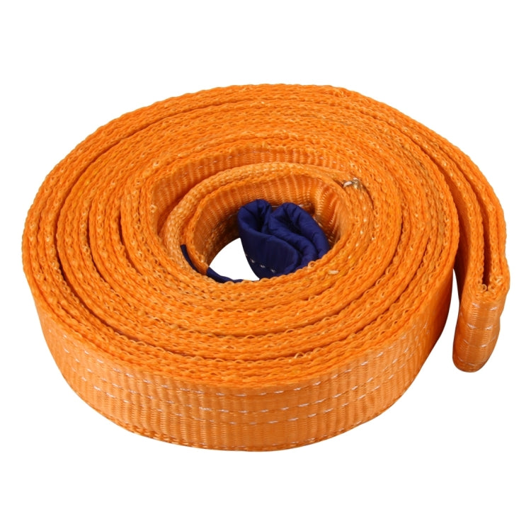 ZONGYUAN ZY-0223 Auto 5m×5cm 8 Tonnen Abschleppen 2 Tonnen Heben Seilgurte Hochfeste Kabelkordel Hochleistungs-Bergungsbefestigungszubehör für PKW LKW (Ohne Haken), 5m×5cm ohne Haken