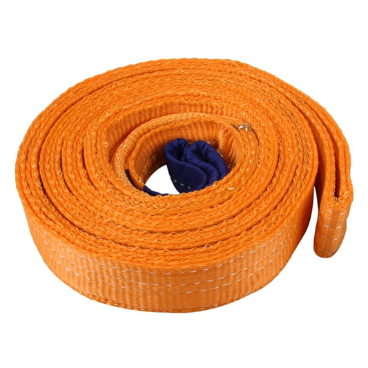 ZONGYUAN ZY-0223 Cuerda de remolque de coche de 5 m × 5 cm y 8 toneladas, correas de elevación de 2 toneladas, cable de alta resistencia, accesorios de recuperación de servicio pesado para coches y camiones (sin gancho), 5 m × 5 cm sin gancho