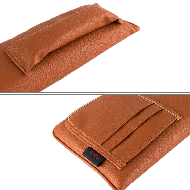 Car Seat Gap Filler & Console Side Organiser – Leak-Proof PU Leather Crevice Storage Pocket (Pair)