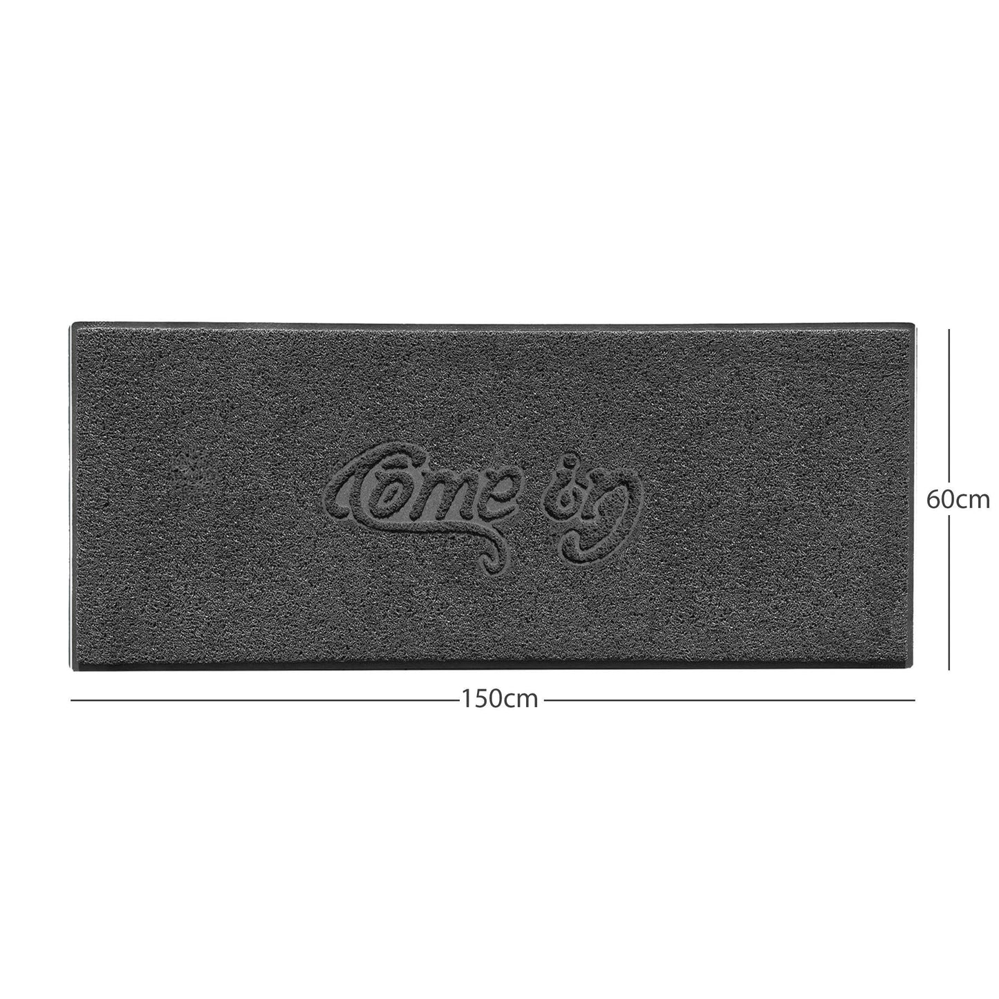 Nicoman "Come In" Spaghetti Door Mat – Indoor & Outdoor | Non-Slip | Machine Washable