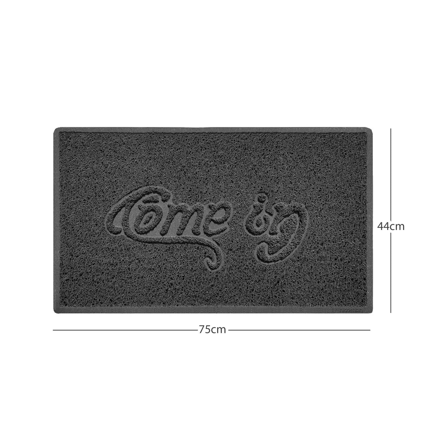 Nicoman "Come In" Spaghetti Door Mat – Indoor & Outdoor | Non-Slip | Machine Washable