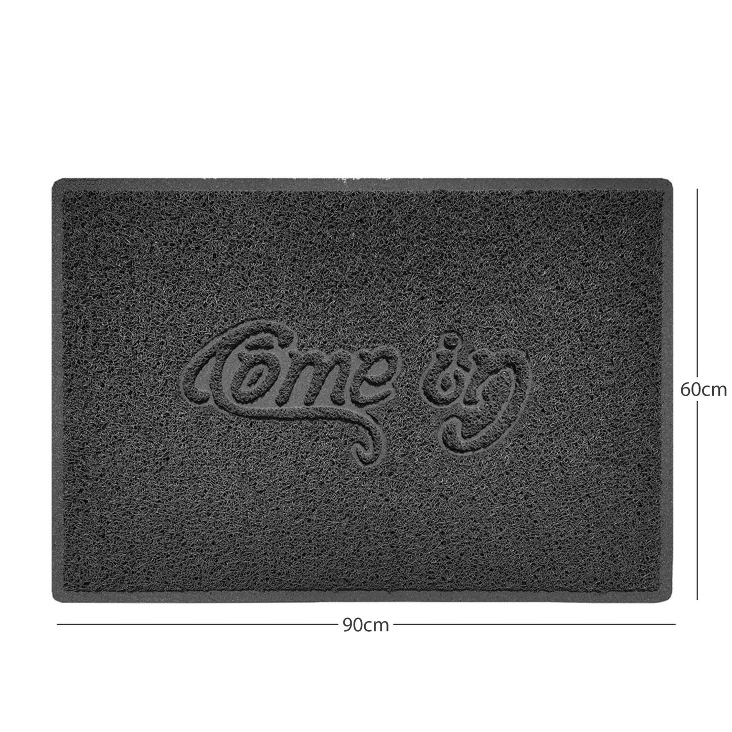 Nicoman "Come In" Spaghetti Door Mat – Indoor & Outdoor | Non-Slip | Machine Washable