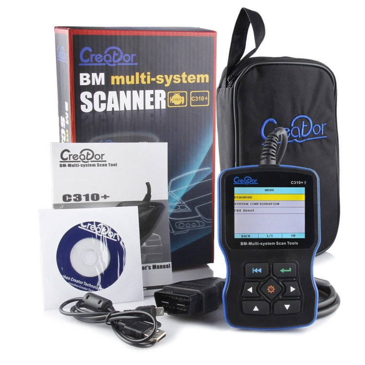 Creator C310+ BMW OBD2 Diagnostic Scanner — V12 Software