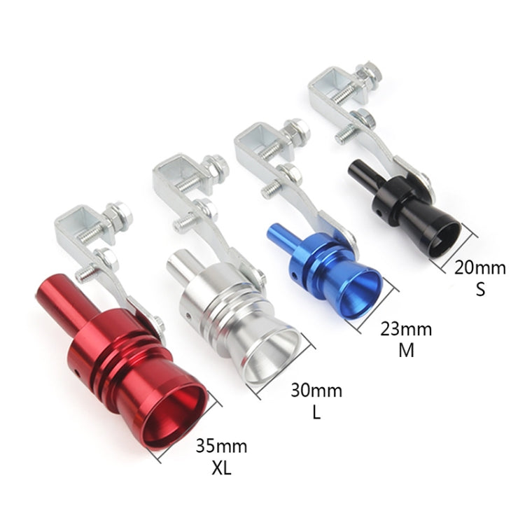 Universal Aluminum Turbo Sound Exhaust Whistle - Car & Motorcycle Simulator