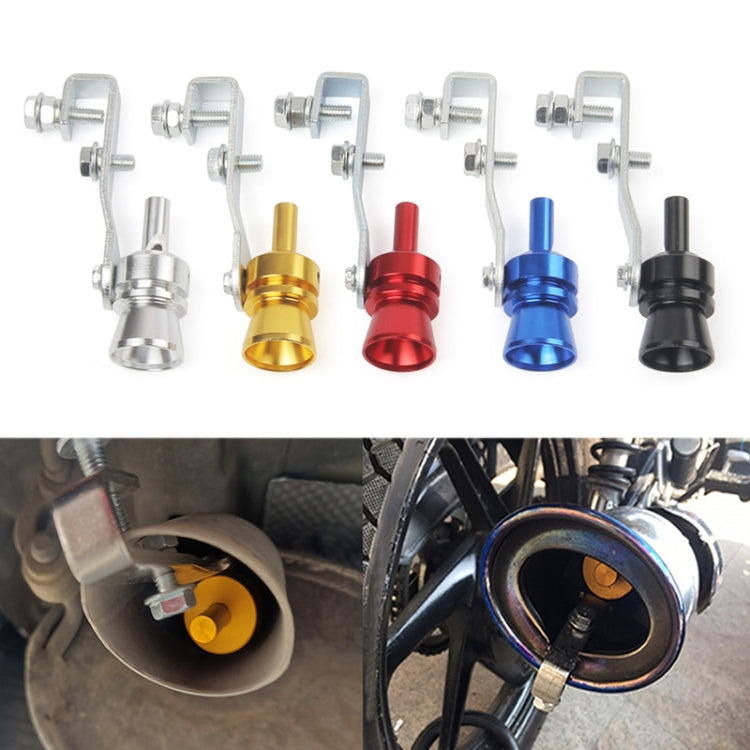 Universal Aluminum Turbo Sound Exhaust Whistle - Car & Motorcycle Simulator