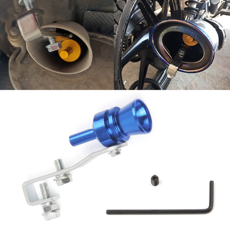 Universal Aluminum Turbo Sound Exhaust Whistle - Car & Motorcycle Simulator