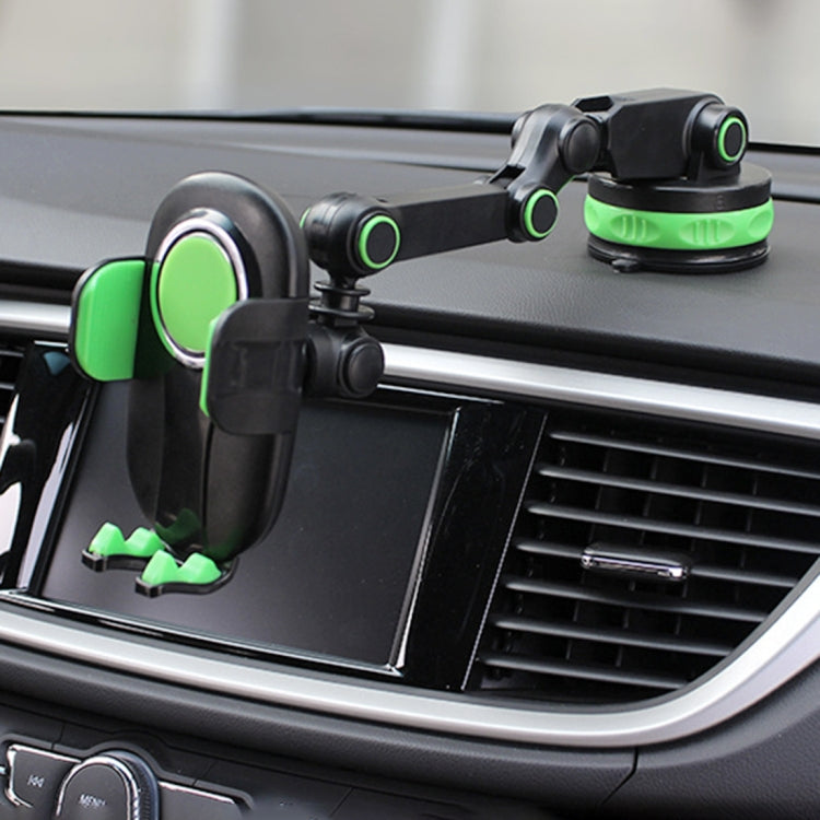 360° Rotating Telescopic Car Phone Holder – Suction Cup Mount with Long Arm