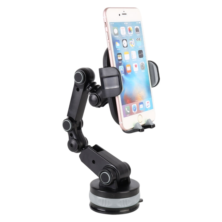 360° Rotating Telescopic Car Phone Holder – Suction Cup Mount with Long Arm