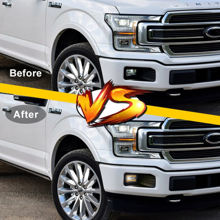 1 Paar Pkw-spezifische modifizierte Nebelscheinwerfer vorne für US-Version Ford F150 2015-2016, Für Ford F150 2015-2016