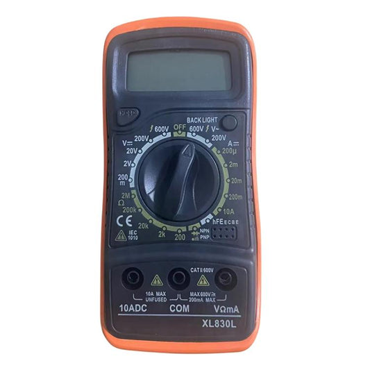 Multímetro digital portátil XL830L LCD con retroiluminación