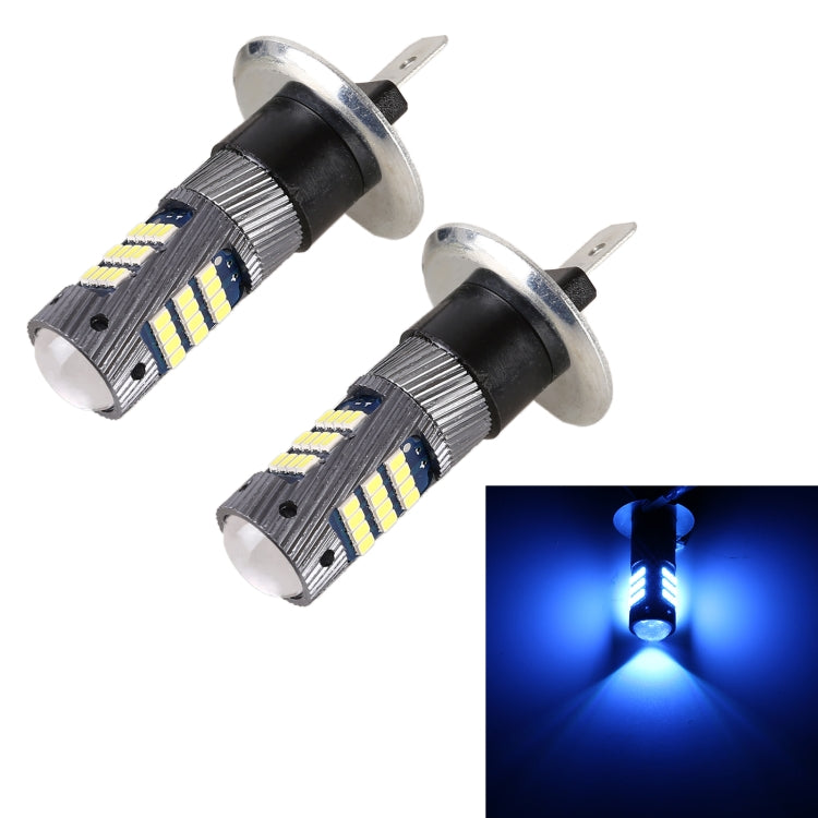 1 par de luces antiniebla LED para coche H1 CC12V / 5W con 42 cuentas de lámpara SMD-2016, H1 (luz azul hielo), H1 (luz blanca), H1 (luz amarilla)