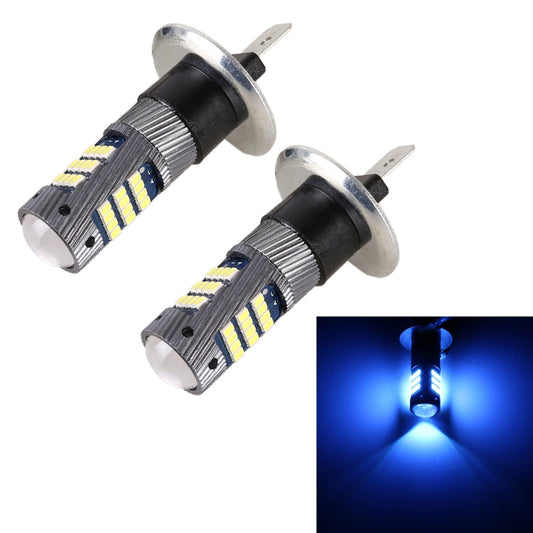 1 par de luces antiniebla LED para coche H1 CC12V / 5W con 42 cuentas de lámpara SMD-2016, H1 (luz azul hielo), H1 (luz blanca), H1 (luz amarilla)