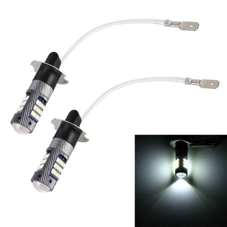 H3 LED Fog Light Bulbs | 12V 5W SMD-2016 | White or Yellow | 1 Pair