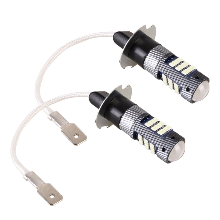 H3 LED Fog Light Bulbs | 12V 5W SMD-2016 | White or Yellow | 1 Pair
