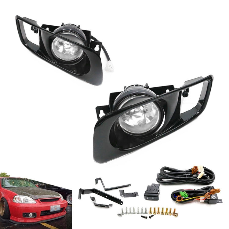 1 Paar modifizierte Nebelscheinwerfer für Honda Civic 1999-2000, für Honda Civic 1999-2000 (weißes Licht), für Honda Civic 1999-2000 (gelbes Licht)