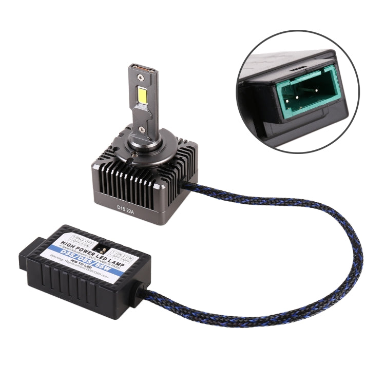 1 Paar D Serie D3S Auto HID Vorschaltgerät auf LED Scheinwerfer DC12V / 35W / 6000K / 5000LM, D3S