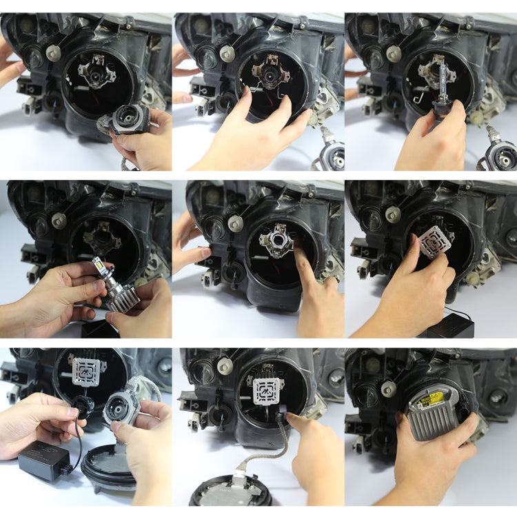 1 Paar D-Serie D4S Auto HID Vorschaltgerät auf LED-Scheinwerfer DC12V / 35W / 6000K / 5000LM, D4S