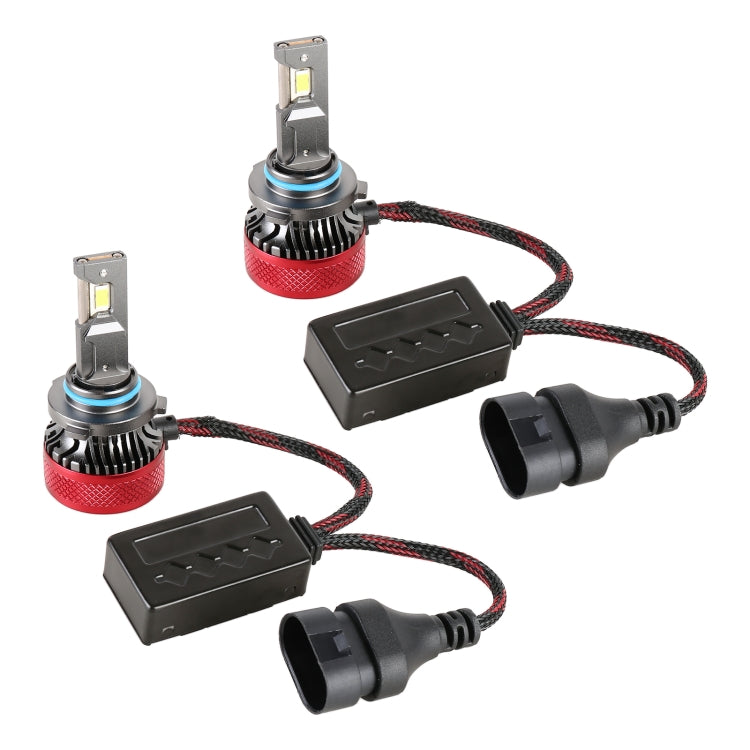 9005 LED Car Headlight Bulbs – 65W 6500LM 6000K White (Pair)