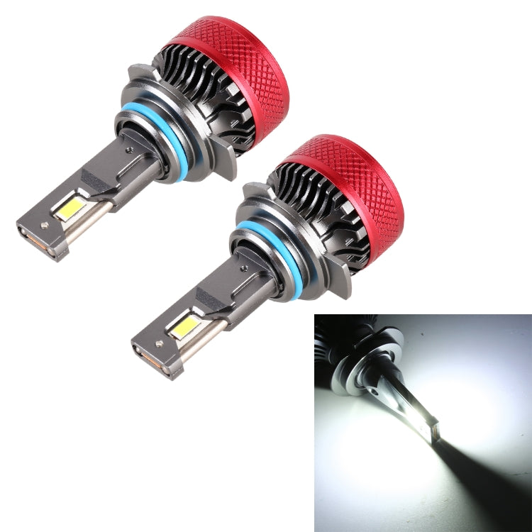 9012 LED Car Headlight Bulbs – 65W 6000K 6500LM, DC 12V, IP67 Waterproof (Pair)