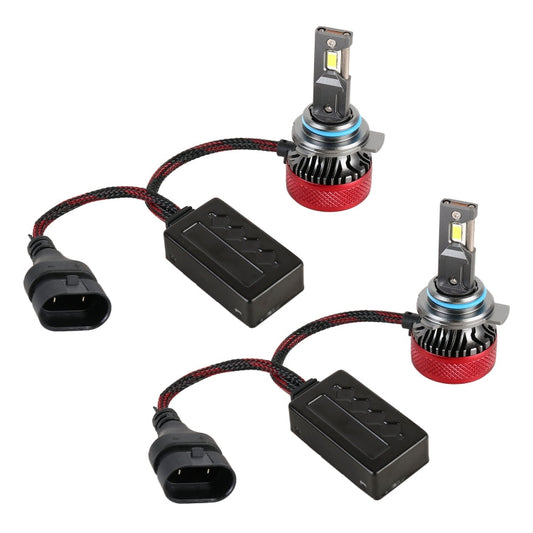 9012 LED Car Headlight Bulbs – 65W 6000K 6500LM, DC 12V, IP67 Waterproof (Pair)