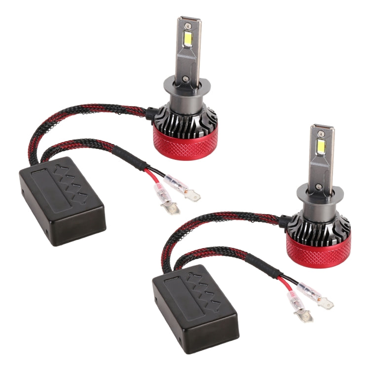 1 Paar H1 DC12V 65W 6000K 6500LM LED Auto-Scheinwerfer, H1