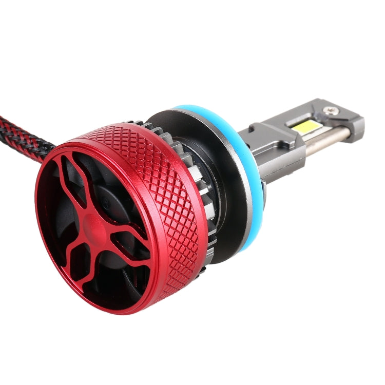 1 par H8 / H11 DC12V 65W 6000K 6500LM faros LED para automóvil, H8 / H11