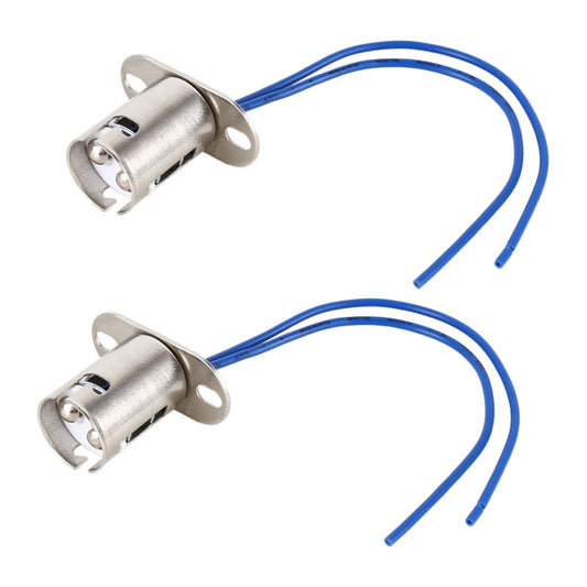 1 par de portalámparas para coche 1157 base de enchufe hembra con cable, 1157